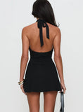 Hollywood Hills Plunge Neck Playsuit Black Tall
