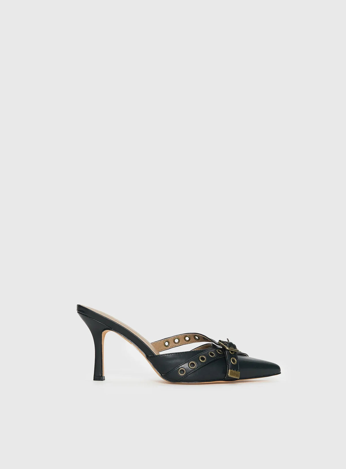 Compelling Pointed Toe Heels Black