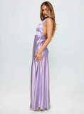 Big Screen Halter Maxi Dress Lilac