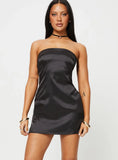 Shaya Strapless Mini Dress Black