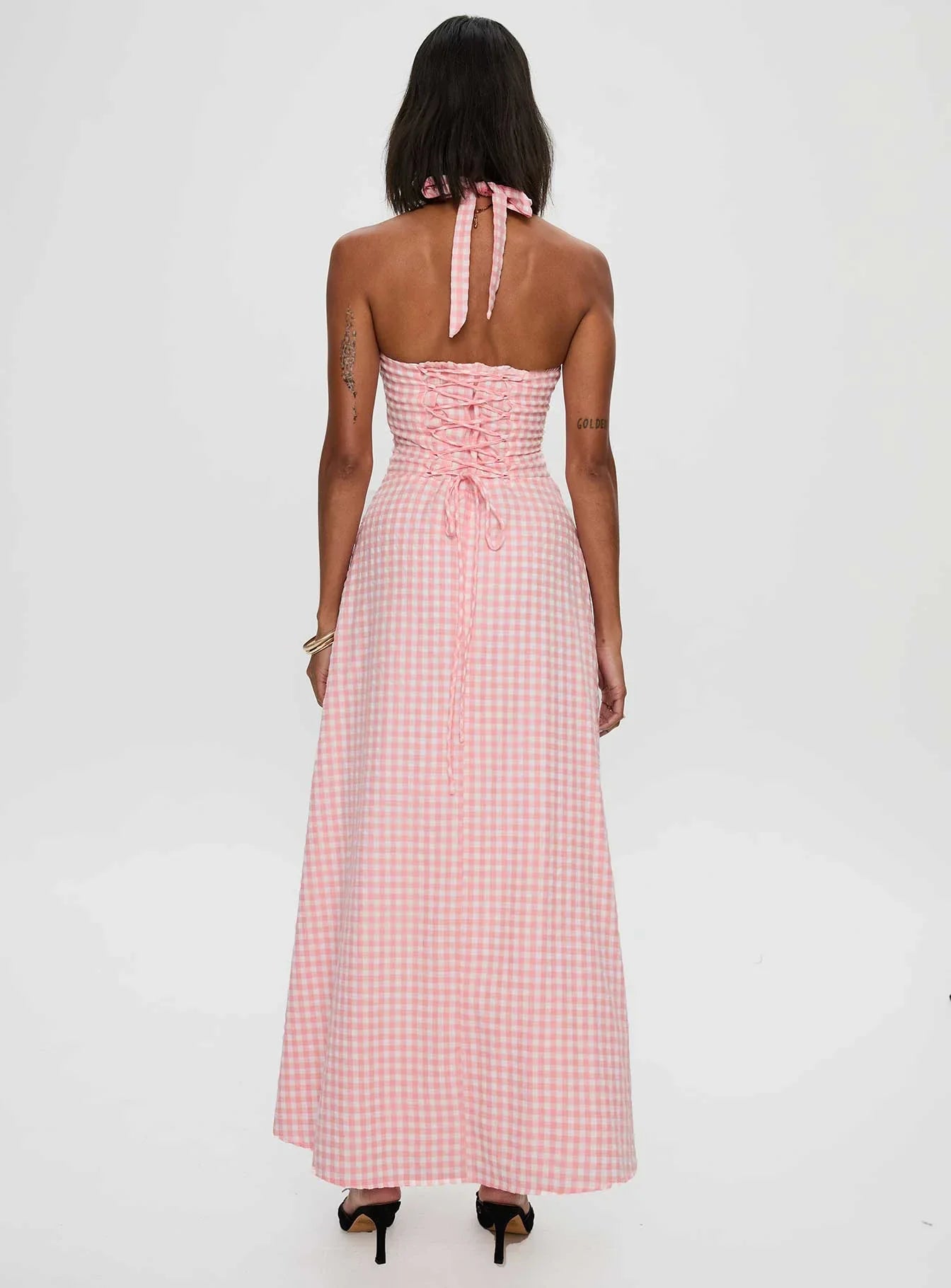 Lucky For You Halter Maxi Dress Multi