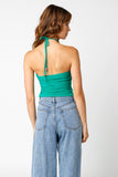 Cassia Green Halter Top