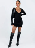 Kingsland Long Sleeve Mini Dress Black
