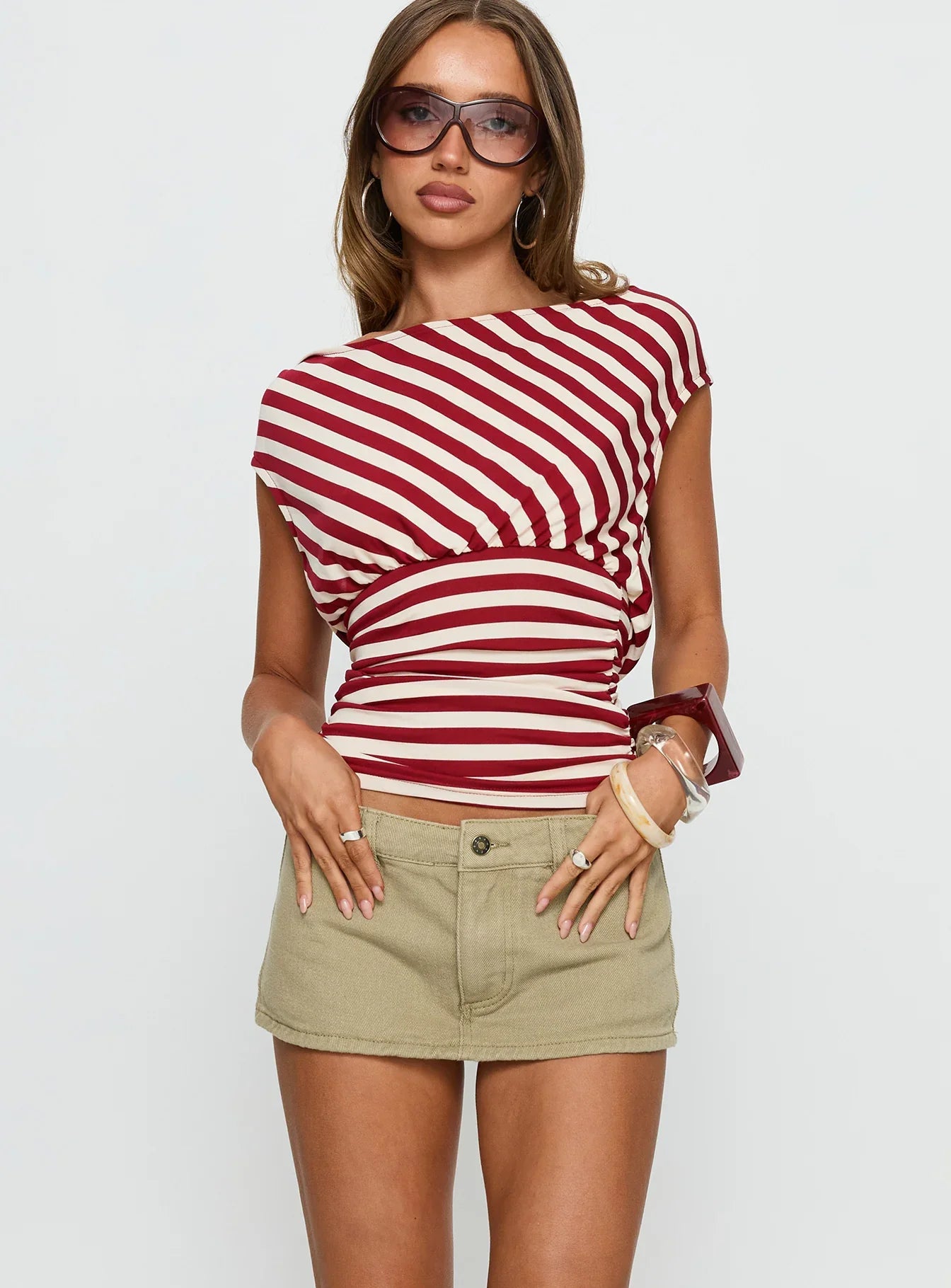 Rhode Mini Skort Tan