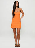 Someone You Love Mini Dress Orange