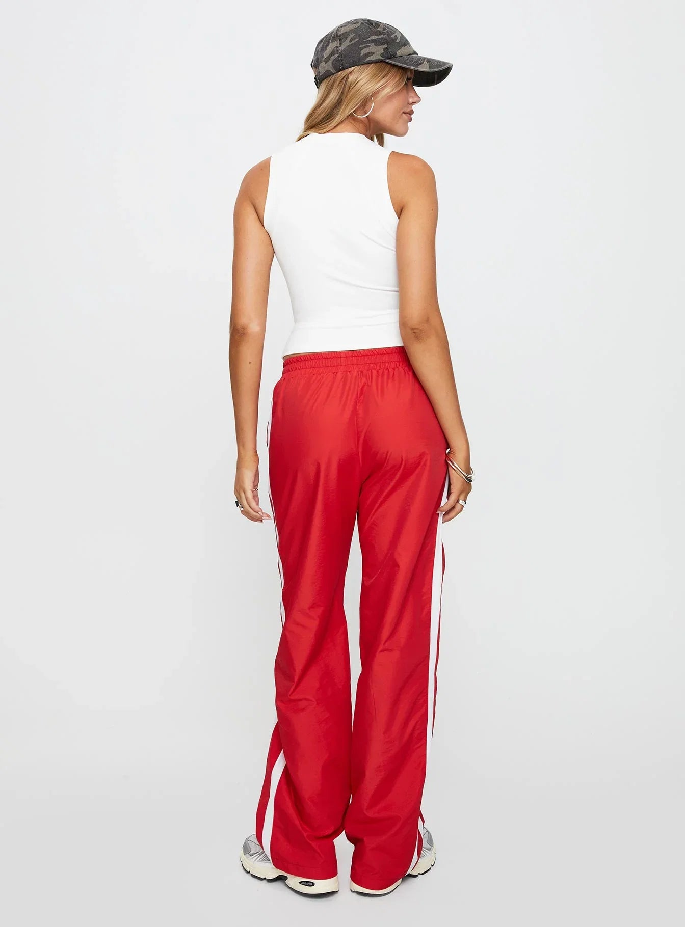 Keli Track Pants Red White