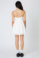 Frankie White Bustier Mini Dress