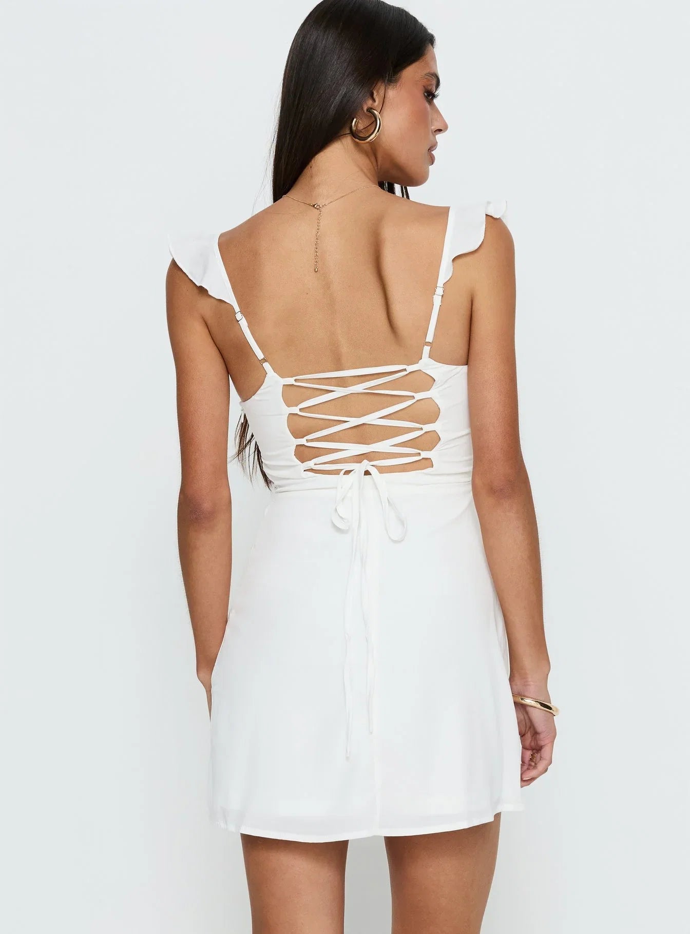 Landon Mini Dress White