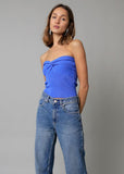 Becca Blue Twist Knot Tube Top