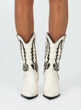 Billini Norva Boots Bone Black