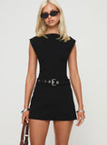 Nozomi Mini Skirt Black
