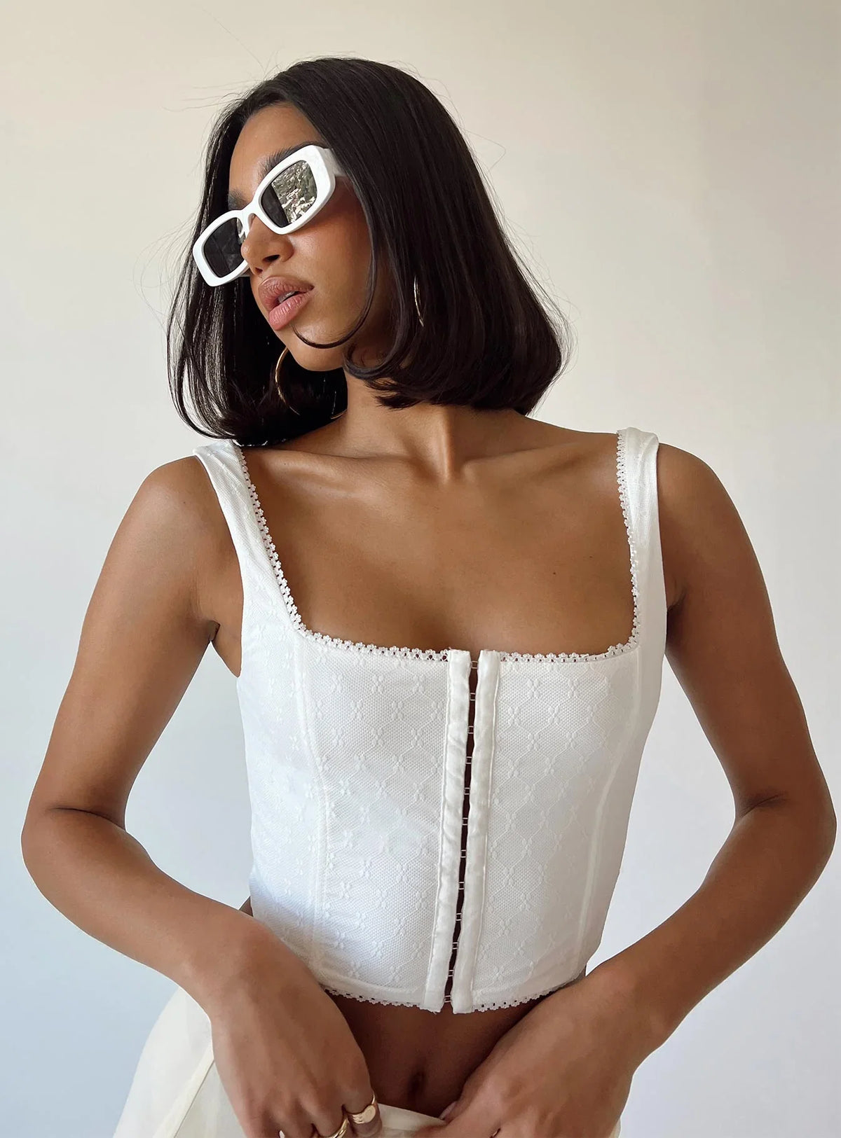 Bryleigh Top White