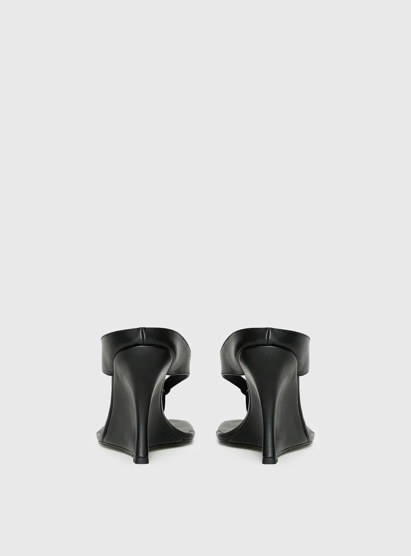 Two Summers Wedge Heels Black