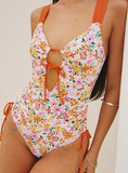 Sun Is Showing One Piece Multi Floral