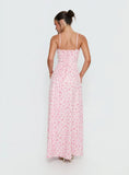 Members Only Maxi Dress Soft Pink Floral