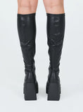 Windsor Smith BadGirls Black Stretch Sock Boots