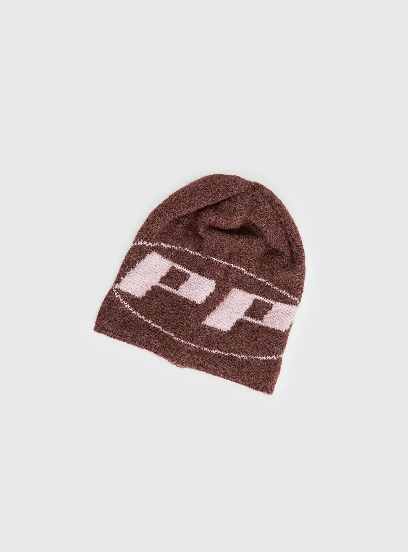 Rhiara Beanie Brown Pink