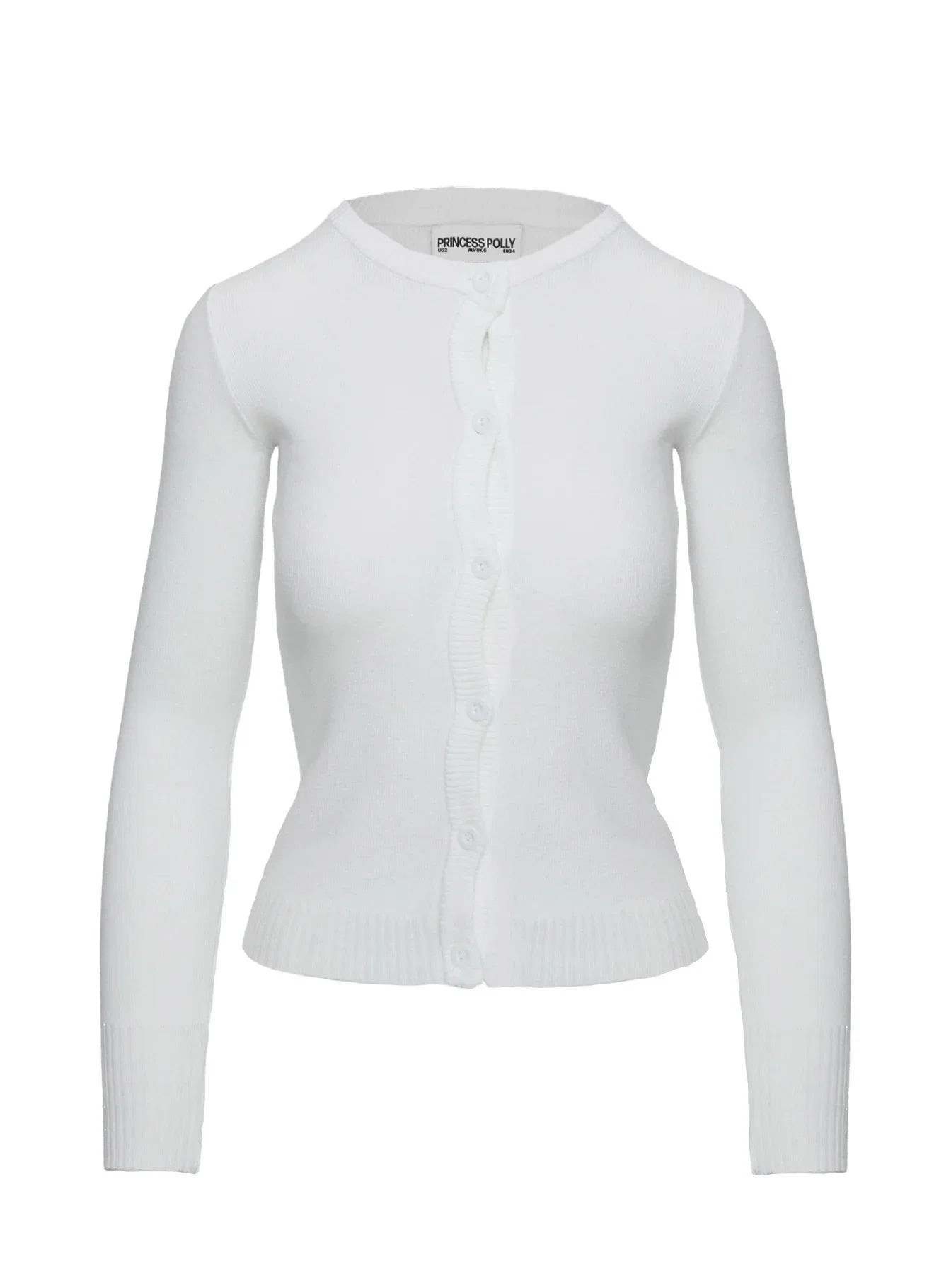 Lauraine Cardigan White