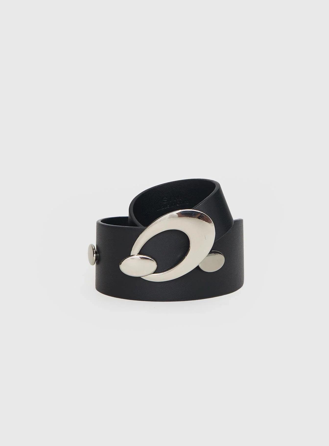 Jaide Low Waist Belt Black Silver