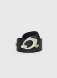 Jaide Low Waist Belt Black Silver