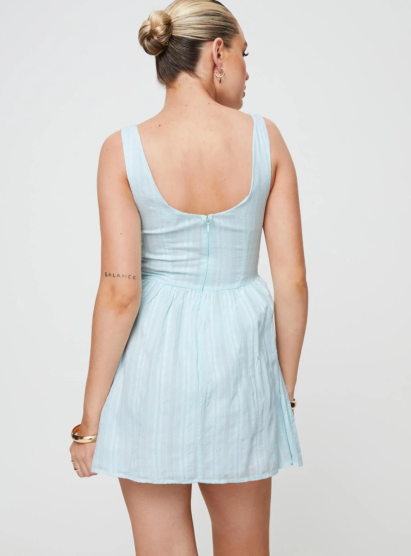 Lorinda Mini Dress Blue