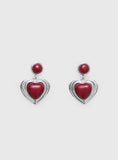 Blanchette Earrings Silver Red