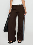 Wendi Tipping Suit Pant Brown Blue