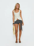 Spirito Vest Top White Polka