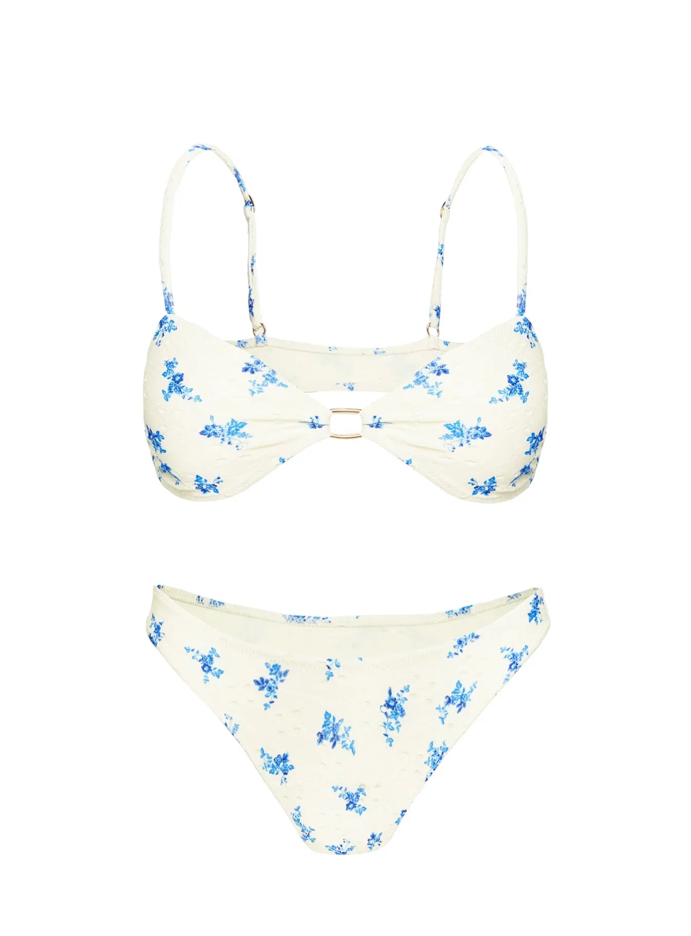 Paradisco Bikini Top Yellow Blue