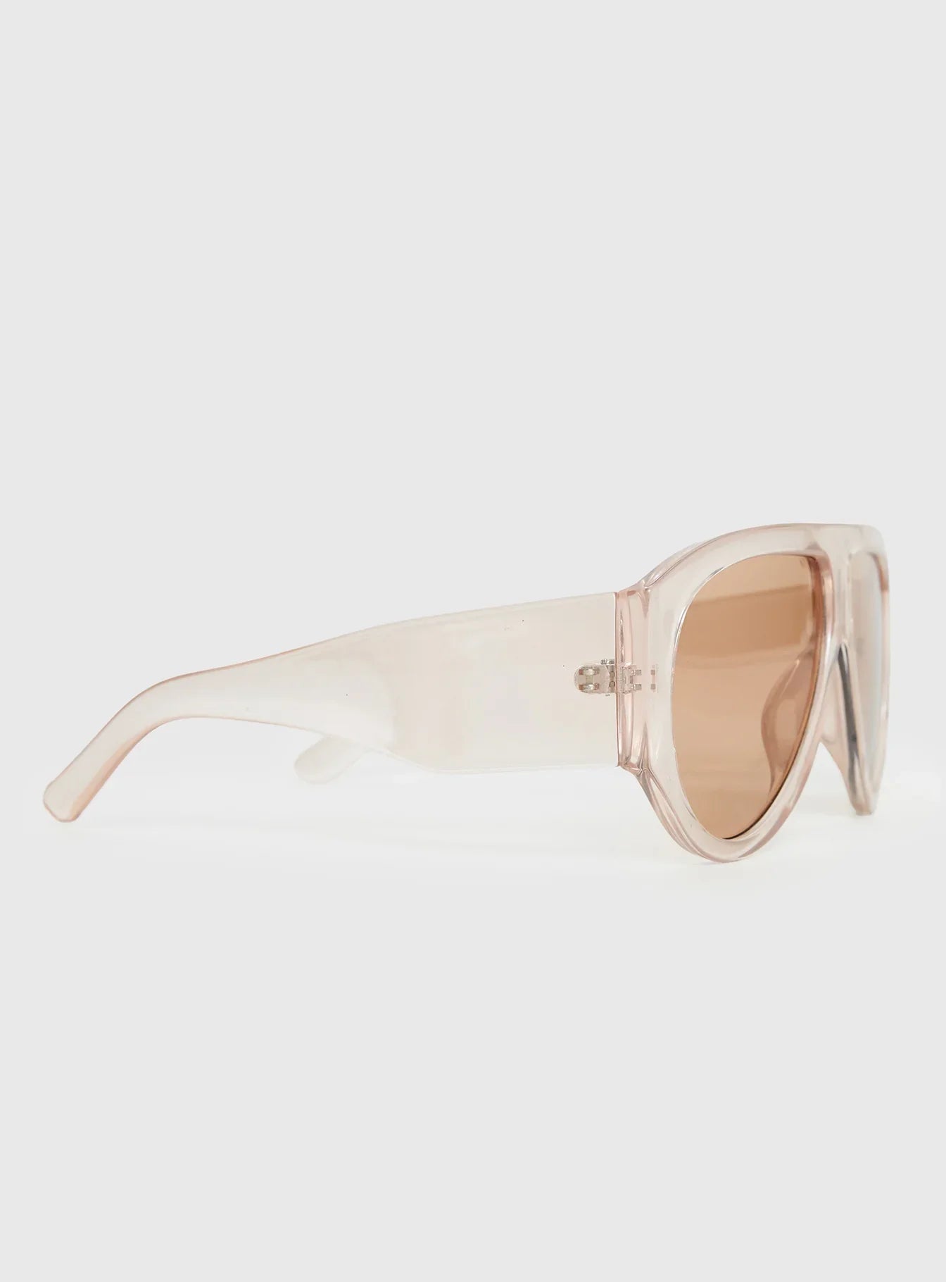 Porschia Sunglasses Clear Amber