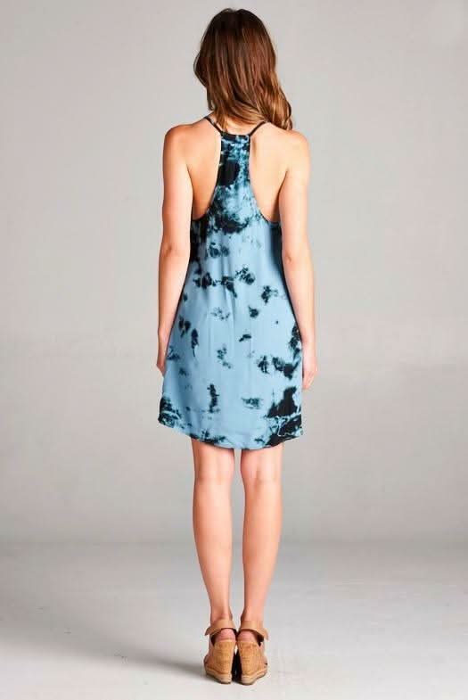Second Chance Tie Dye Racerback Swing Dress