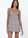 Koko Mini Dress Brown