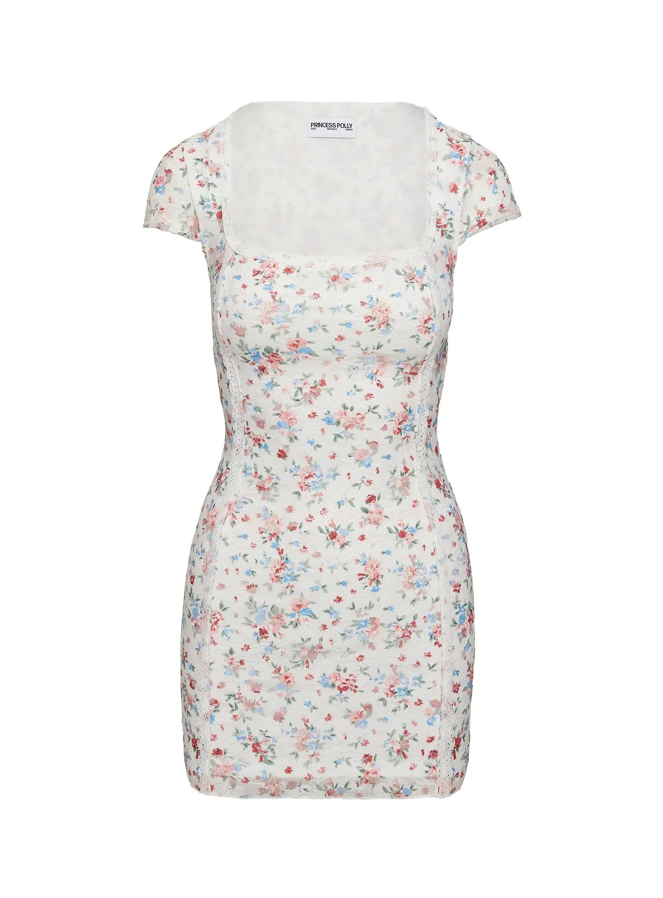 Whitlock Mini Dress White Floral