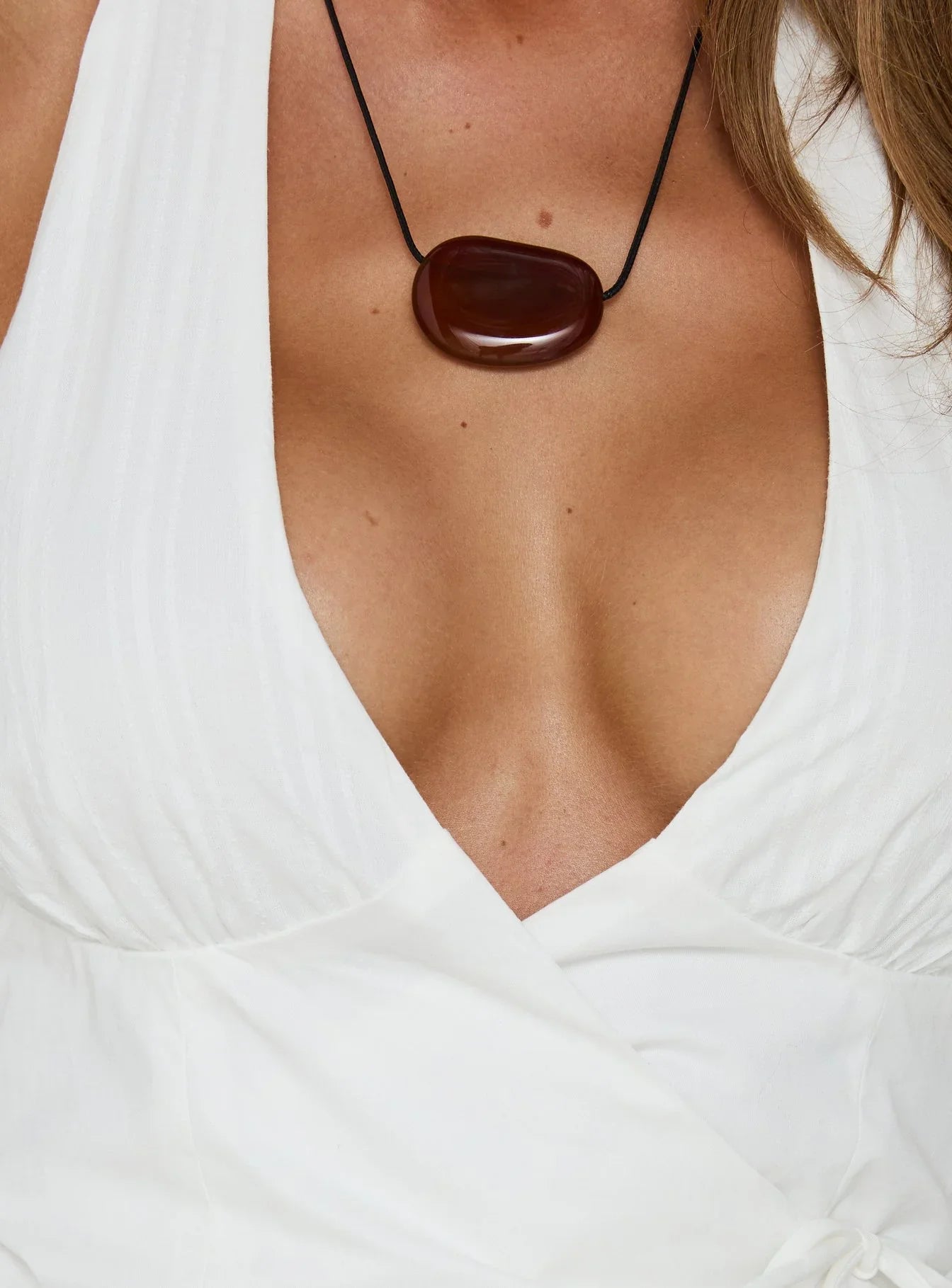 Jezmina Halter Wrap Top White