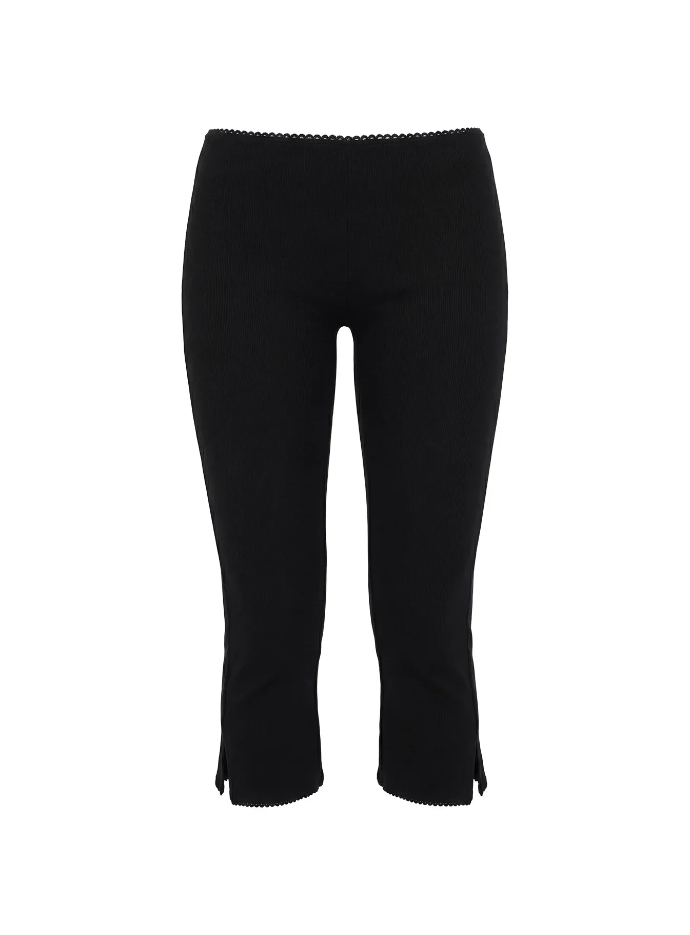 Baseline Rib Capri Pants Black Tall