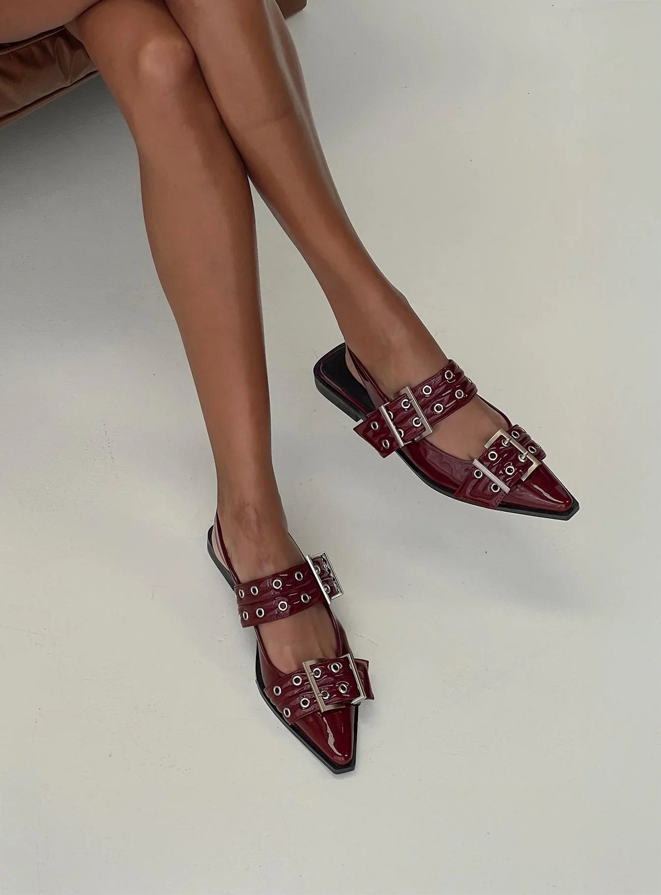 Therapy Matilda Flats Cherry Patent
