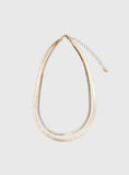 Follow Emotions Layered Necklace Gold