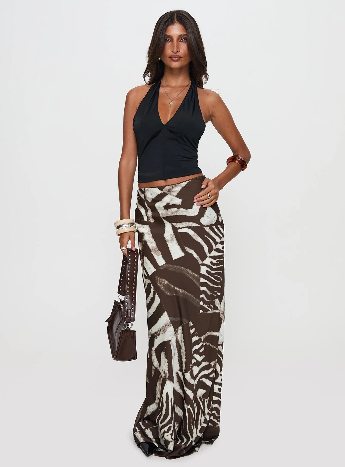 Rowana Maxi Skirt Multi