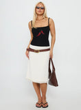 Sweetscape Bead Detail Cami Top Chilli Black