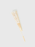 Bossa Nova Lace Fan Beige