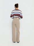 Nicolo High Rise Straight Leg Jeans Concrete