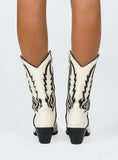 Billini Norva Boots Bone Black