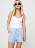 Charmen Shorts Blue White