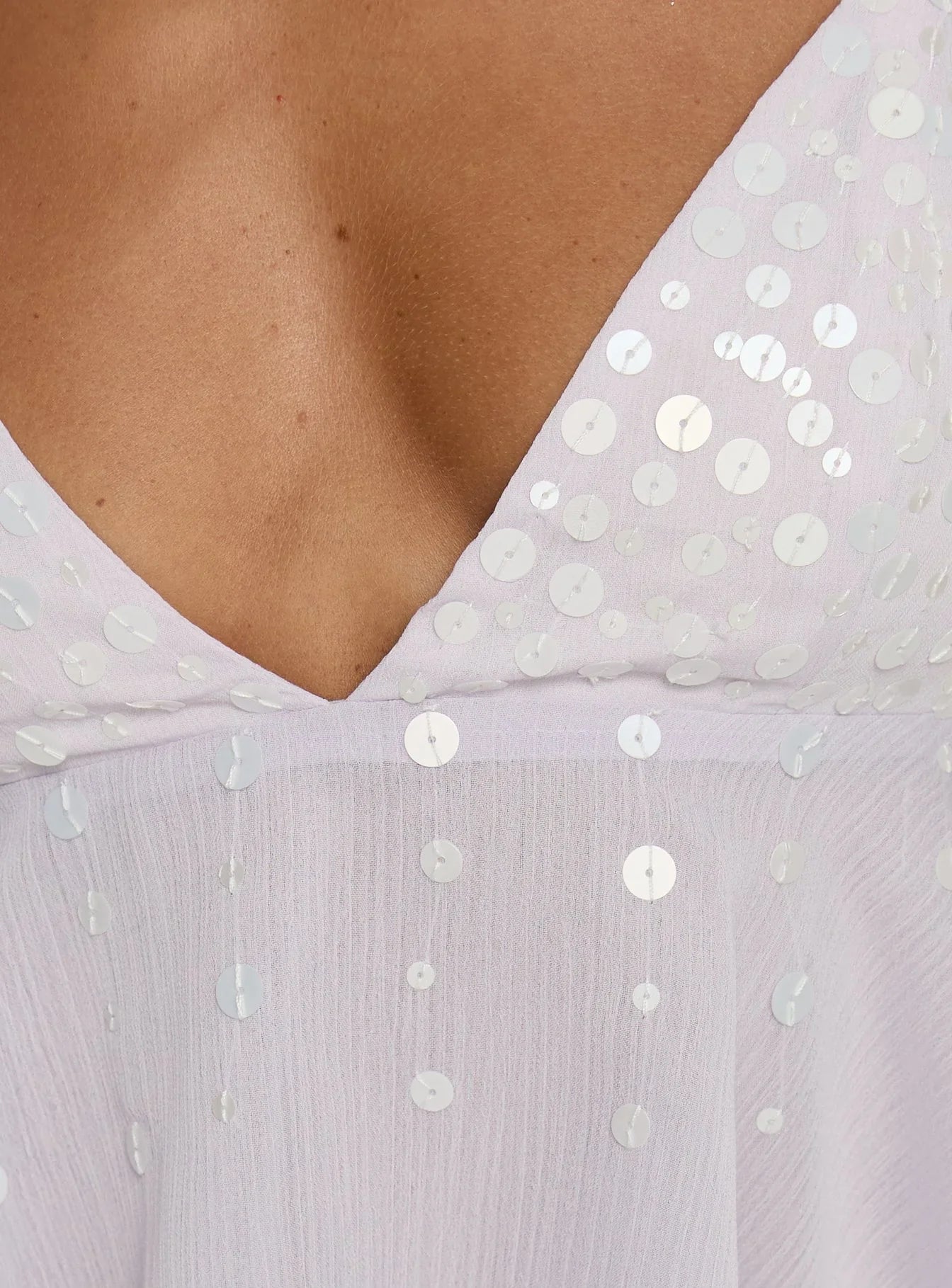 Vinton Button Detail Cami Top Lilac