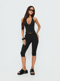 Power Hour Active Capri Leggings Black