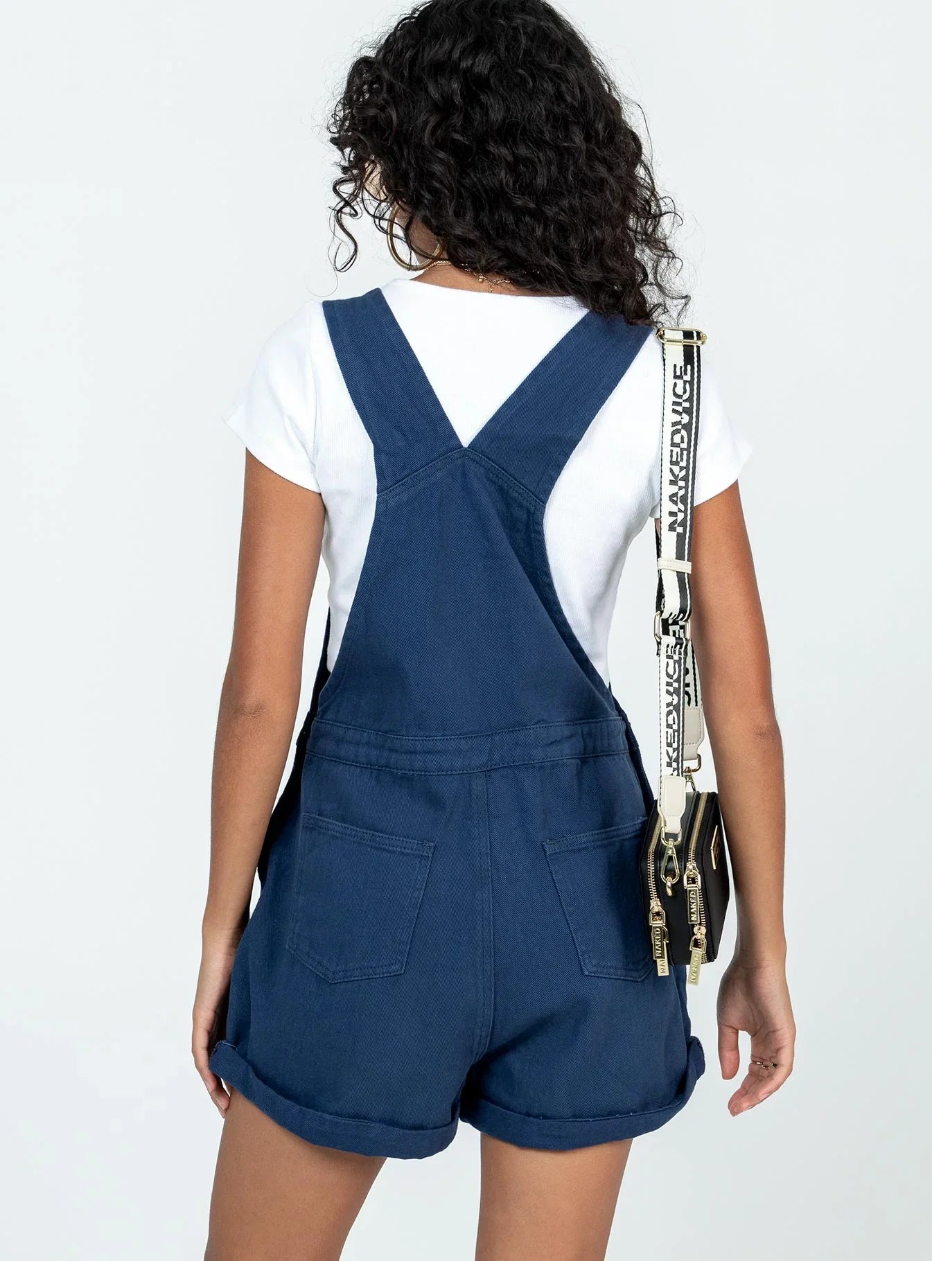 Kacey Short Overalls Navy