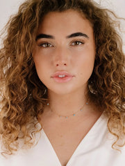 Ettika Fine Tune Blue Opal Necklace