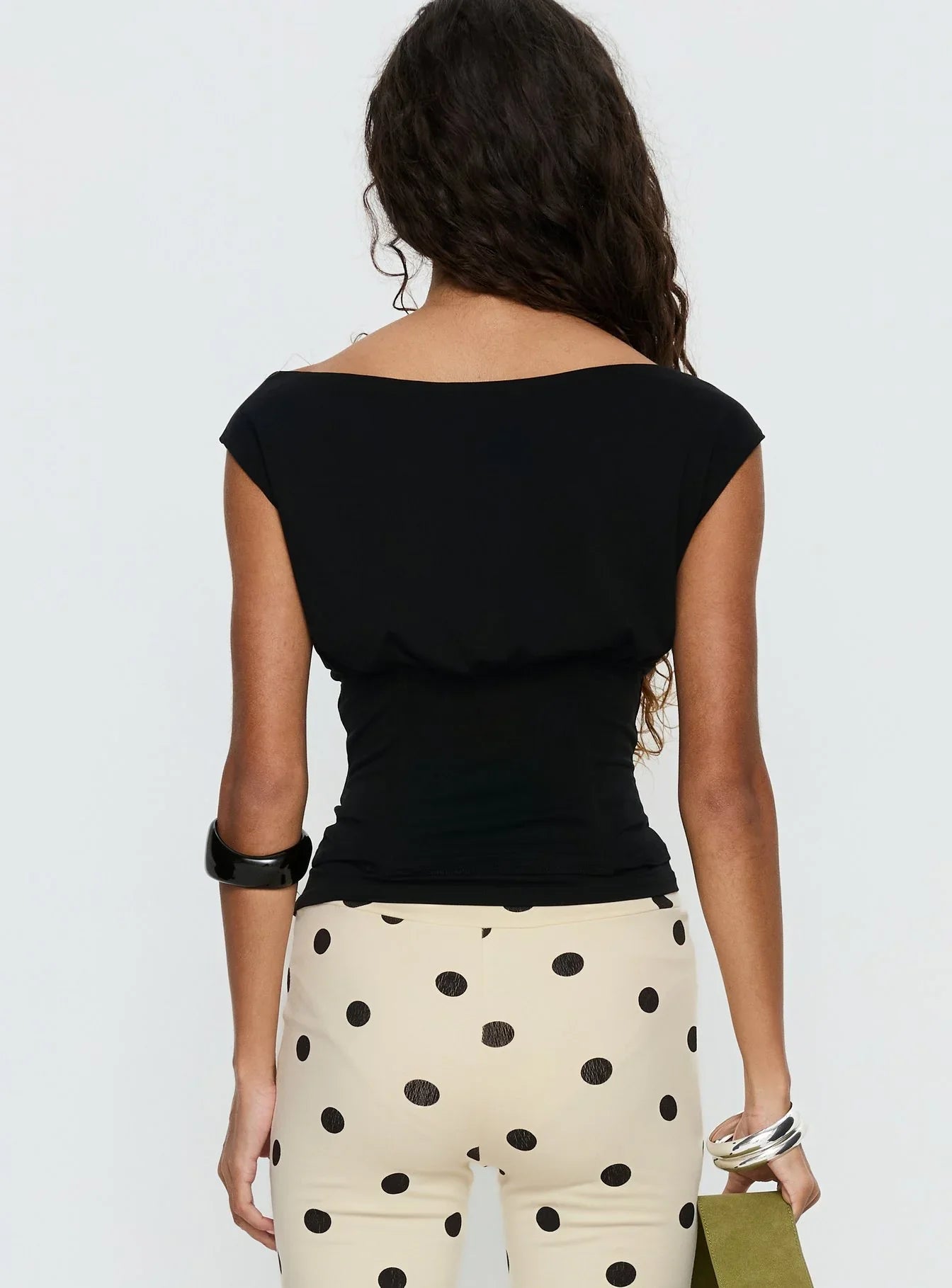Unbothered Corset Top Black