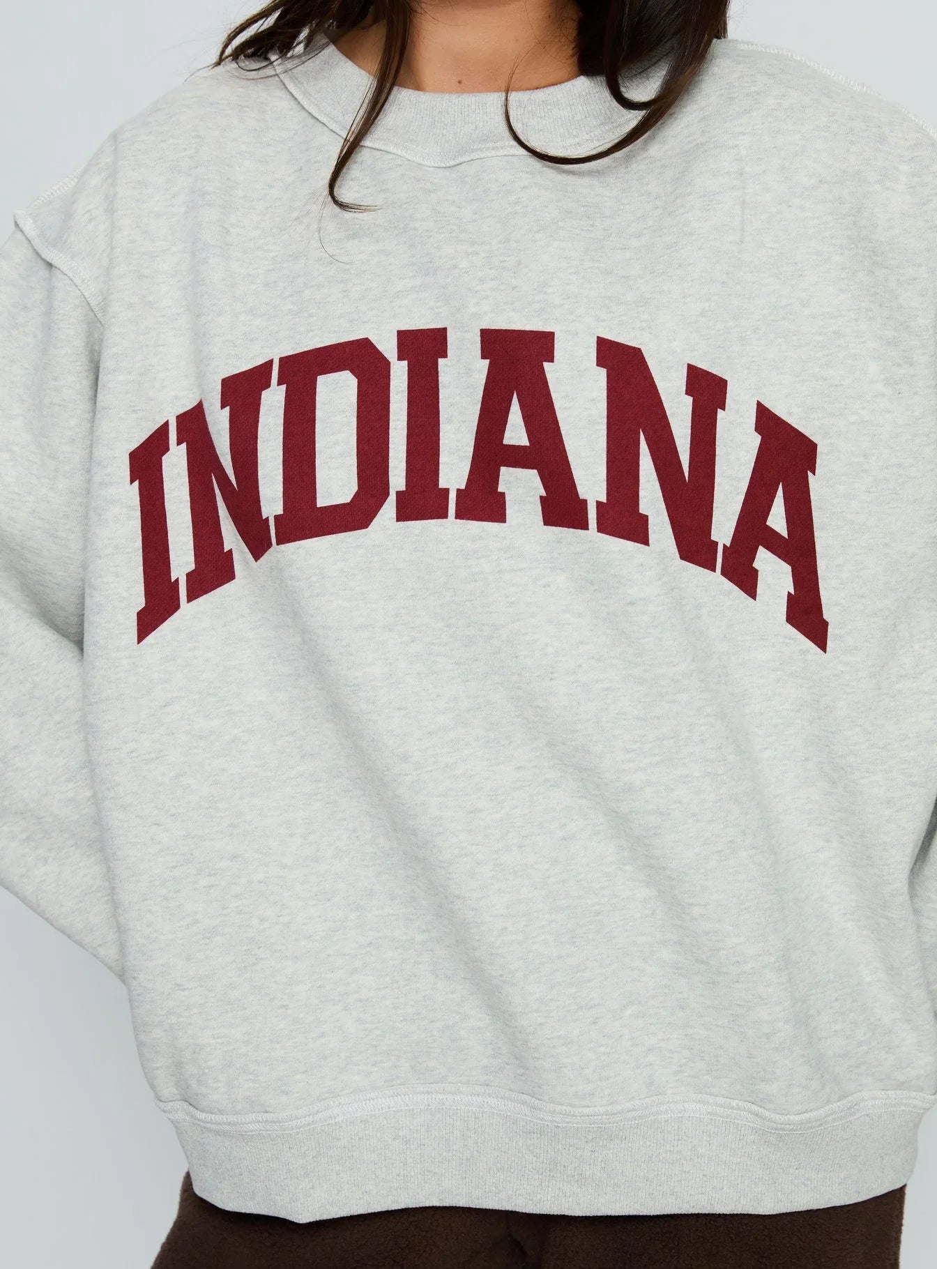 When In Indiana Jumper Grey