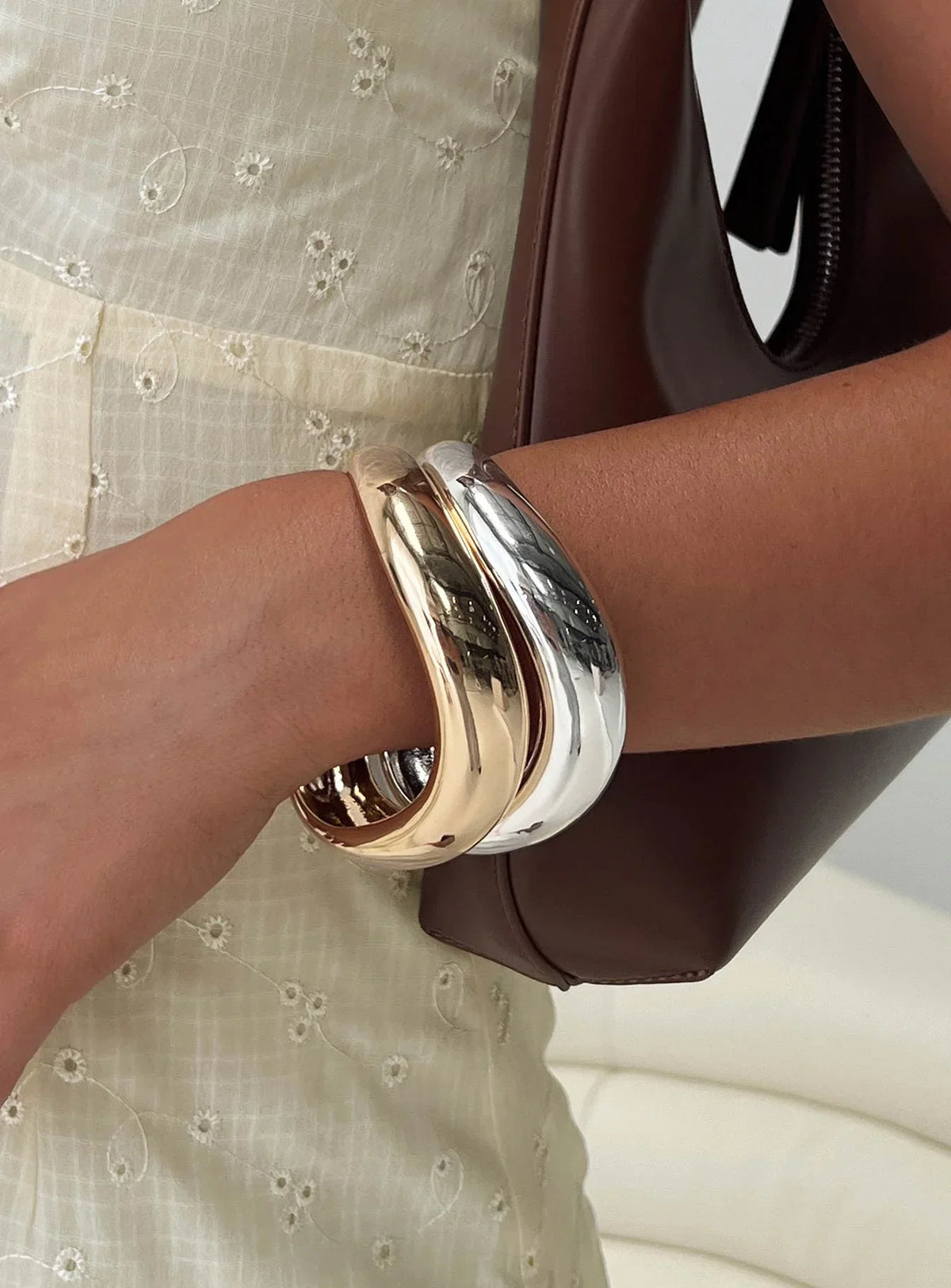 Softer Side Bangle Pack Silver Gold